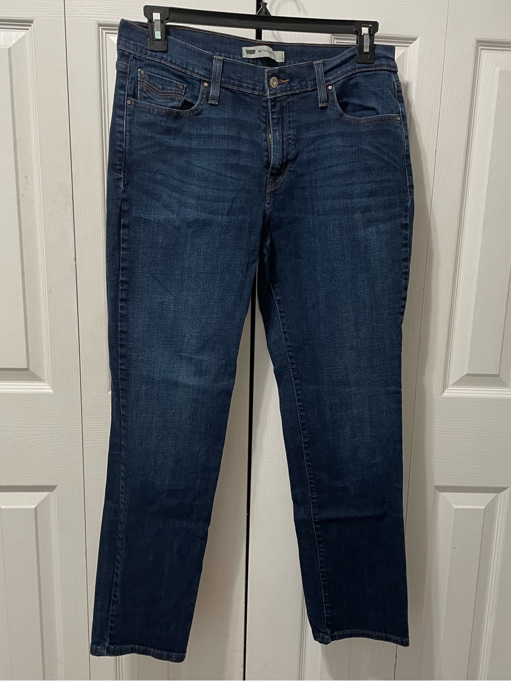 Levi's 505 Dark Blue Straight-Leg Jeans